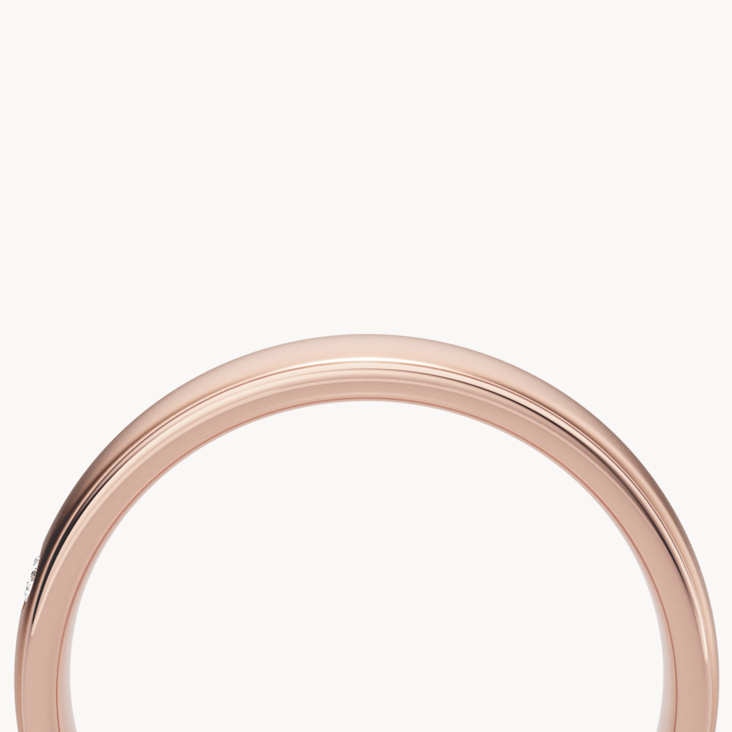 Solitaire Wedding Band