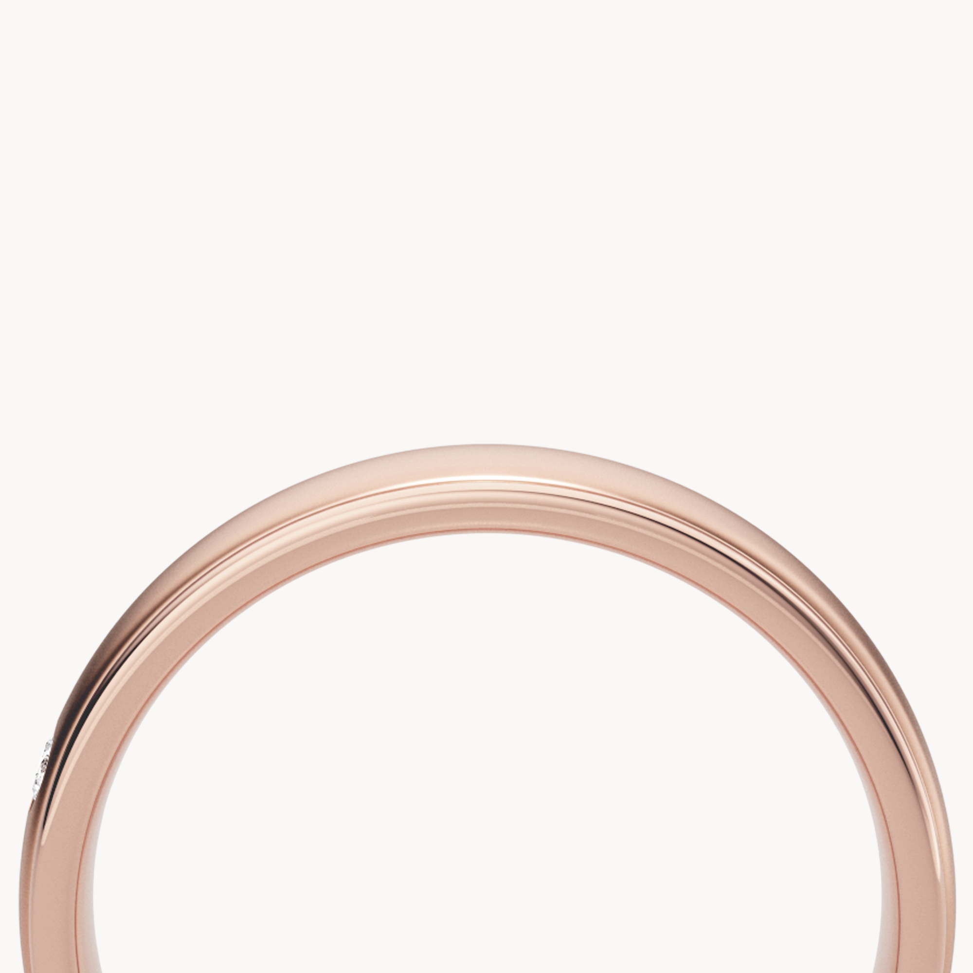 Solitaire Wedding Band