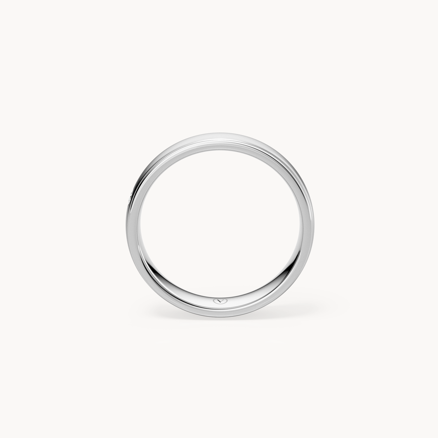 Solitaire Wedding Band