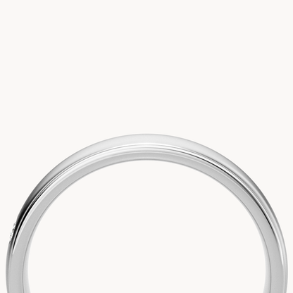 Solitaire Wedding Band