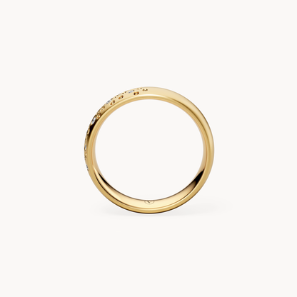 Scattered Brilliant Wedding Band 4.5mm