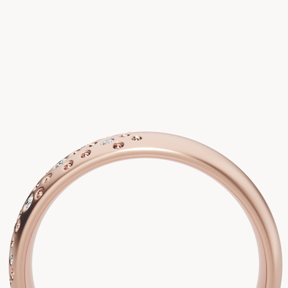 Scattered Brilliant Wedding Band 4.5mm