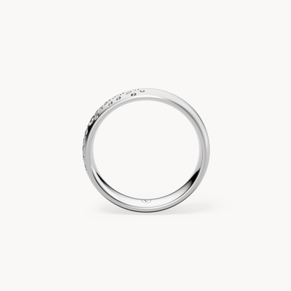 Scattered Brilliant Wedding Band 4.5mm
