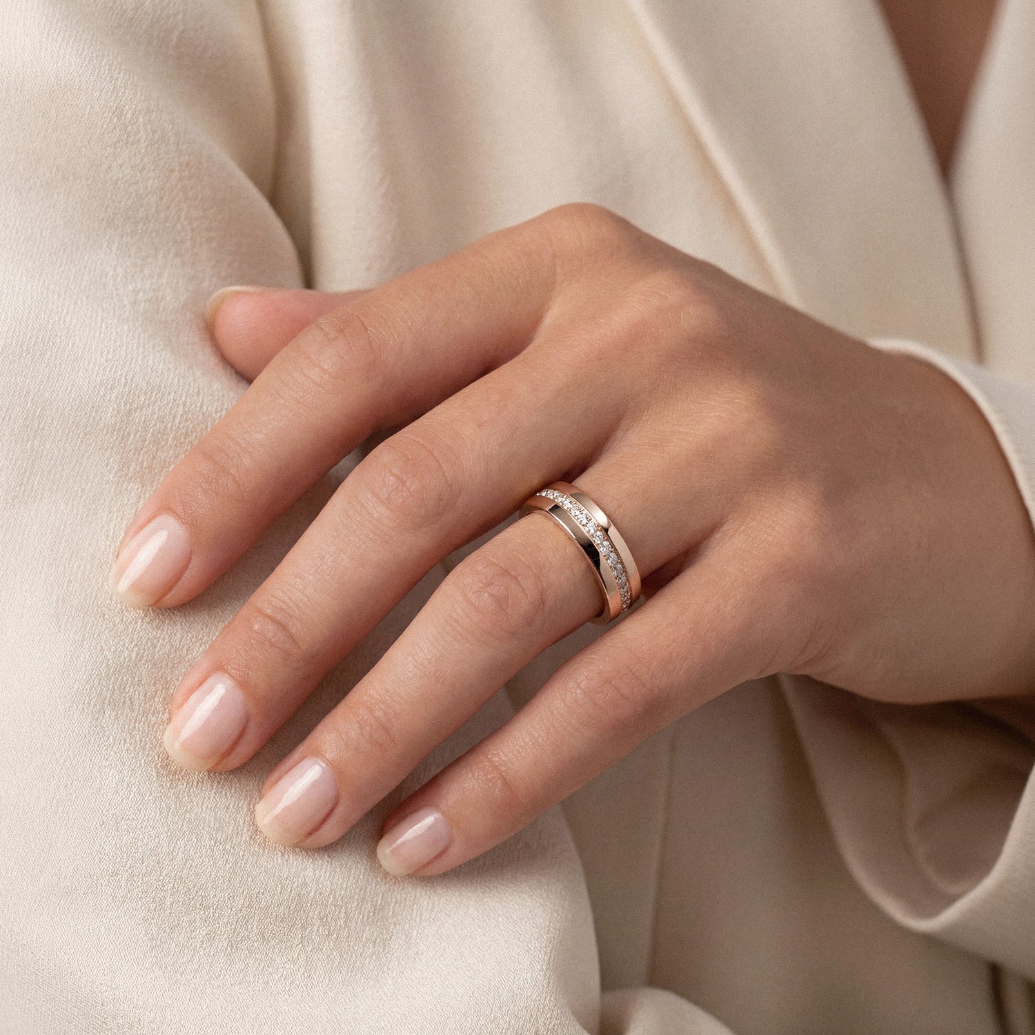 Channel Wedding Band 5mm