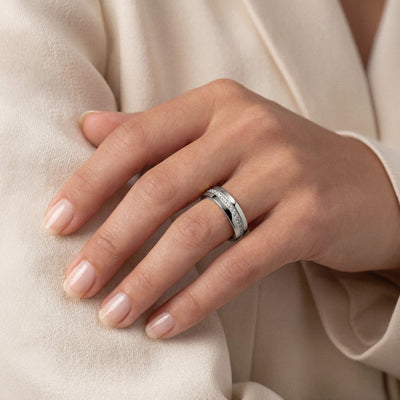 Channel Wedding Band 5mm