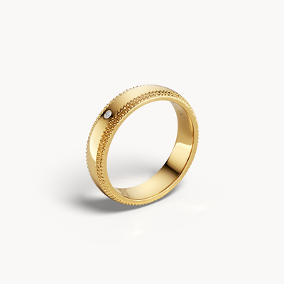 Milgrain Solitaire Ehering