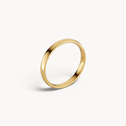 Classic Wedding Band 2.5mm for Him