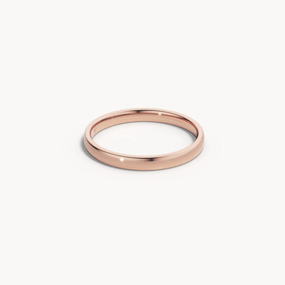 Classic Wedding Band 2.5mm for Her