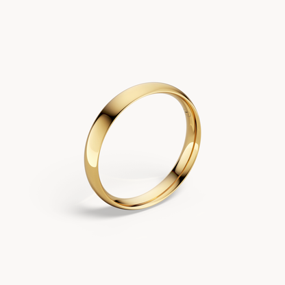 Slim Flat Wedding Band