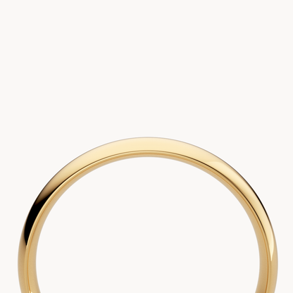 Slim Flat Wedding Band