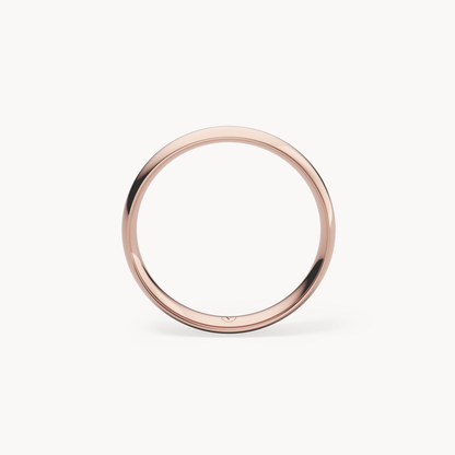 Slim Flat Wedding Band