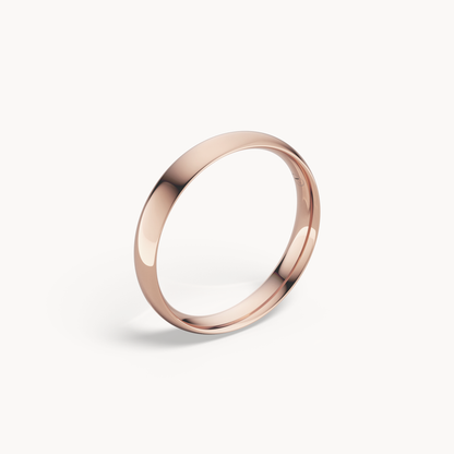 Slim Flat Wedding Band