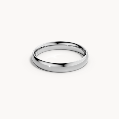 Slim Flat Wedding Band