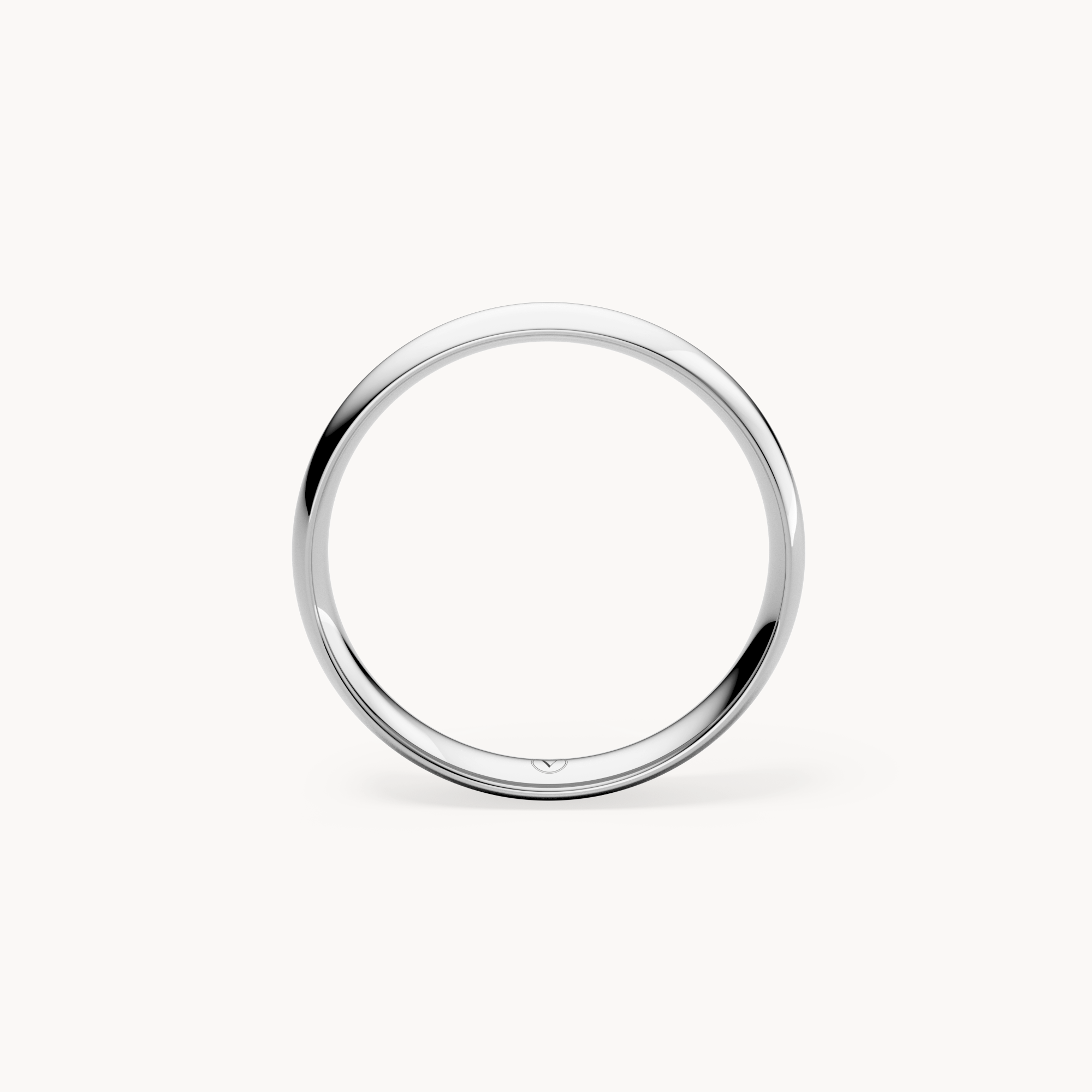Slim Flat Wedding Band