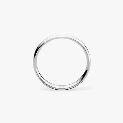 Slim Flat Wedding Band