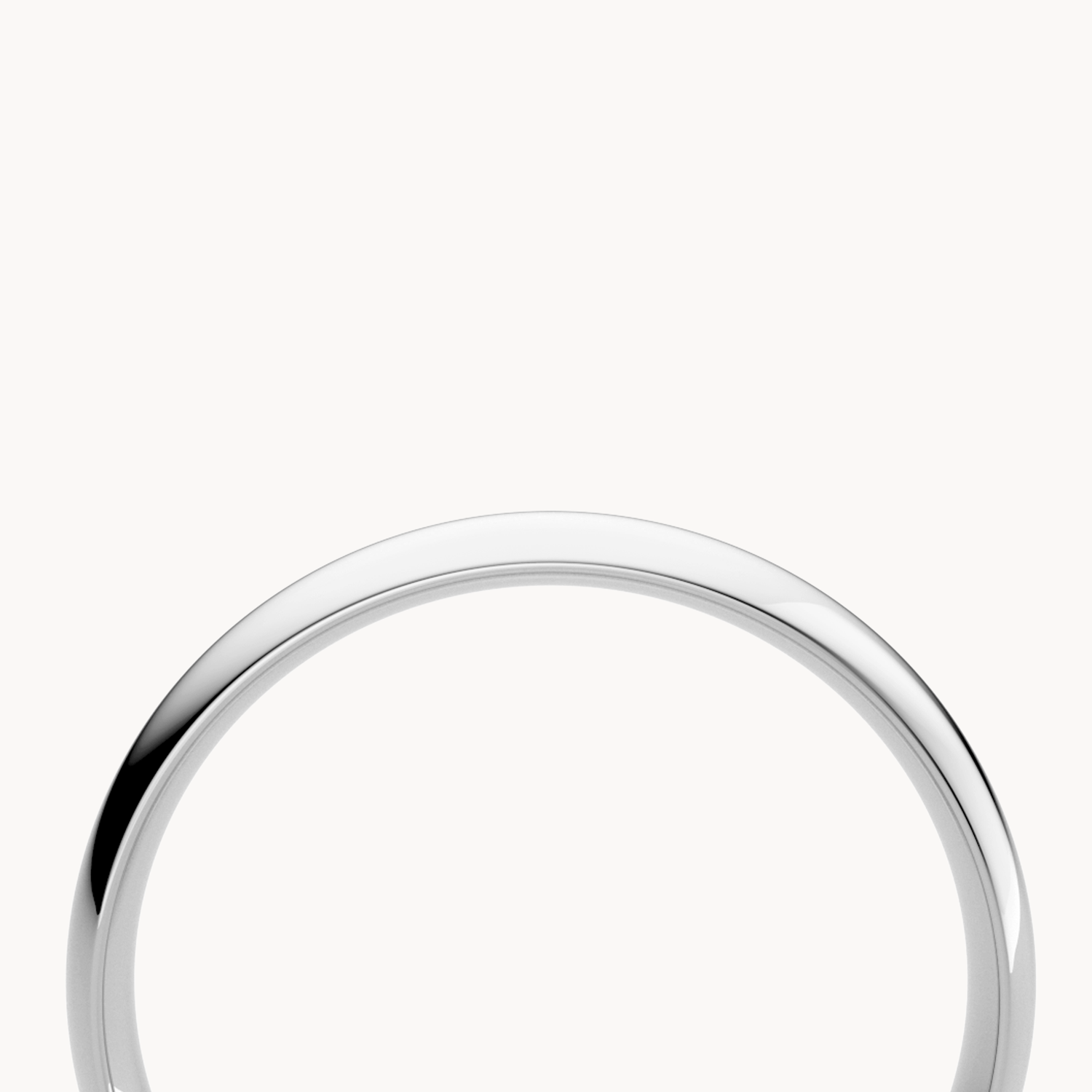 Slim Flat Wedding Band