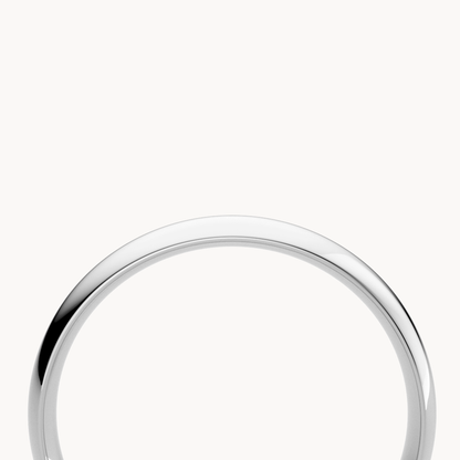 Slim Flat Wedding Band