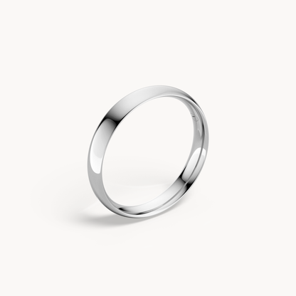 Slim Flat Wedding Band
