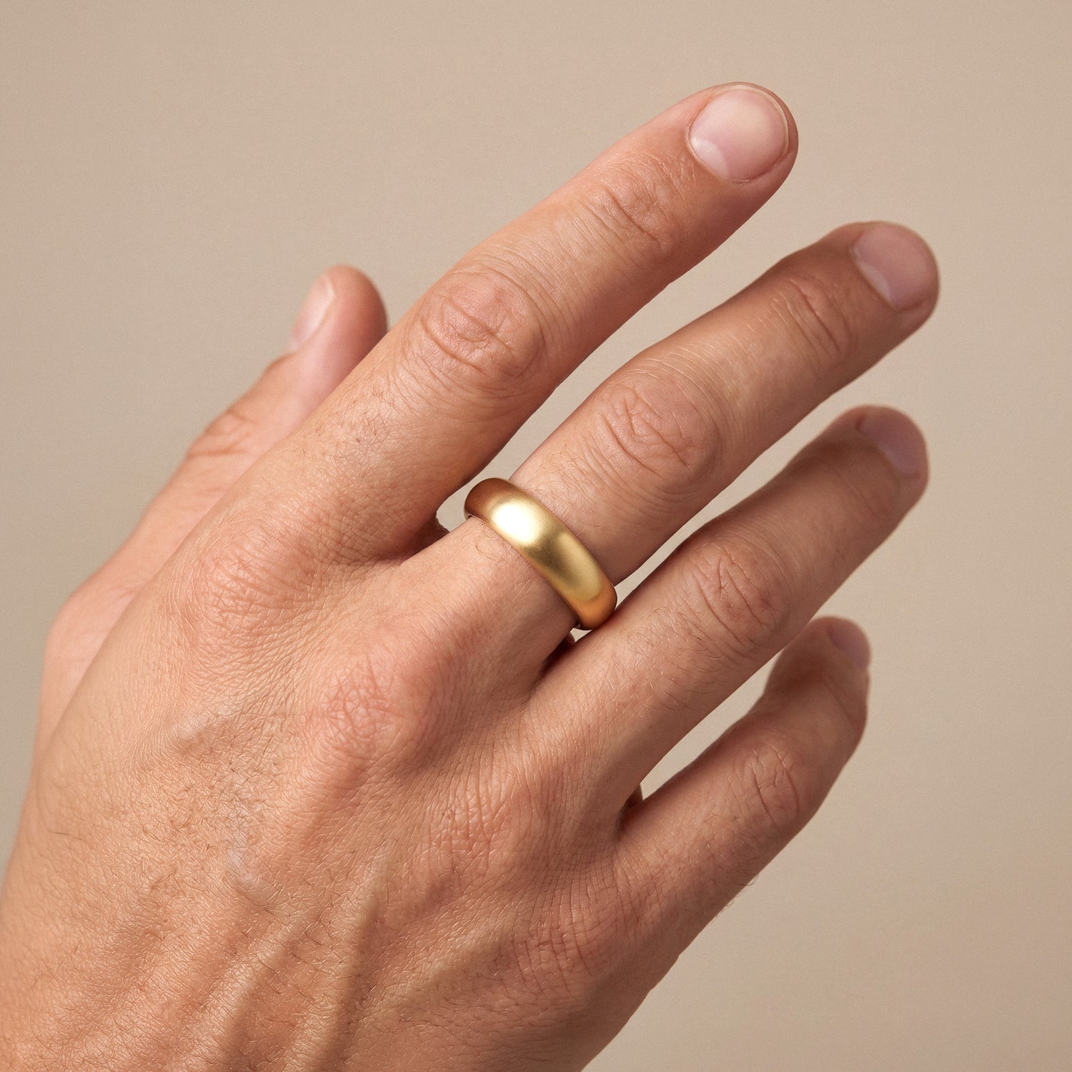 Dome Wedding Band