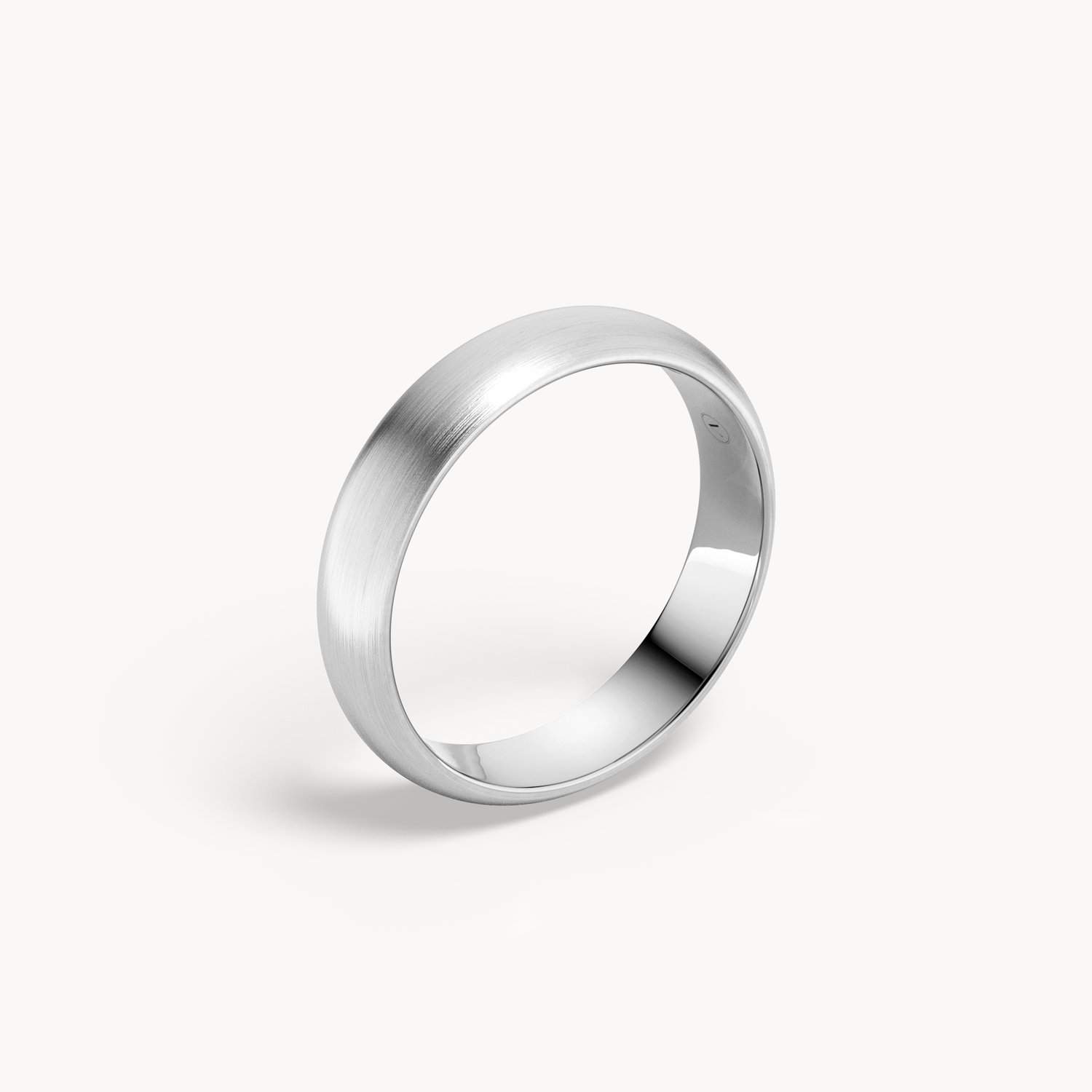 Brushed Wedding Band