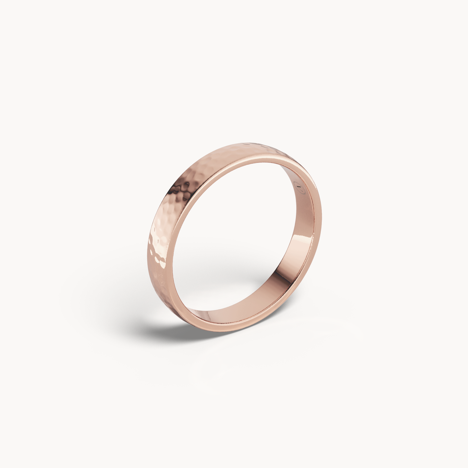 Hammered Wedding Band 3.5mm