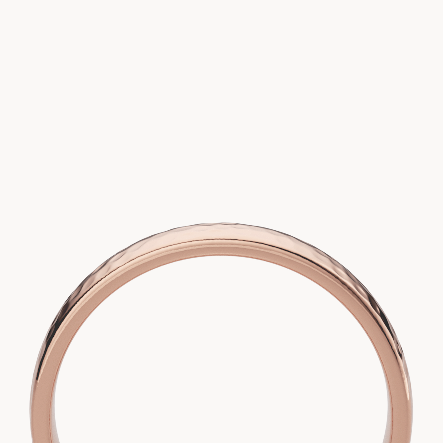Hammered Wedding Band 3.5mm