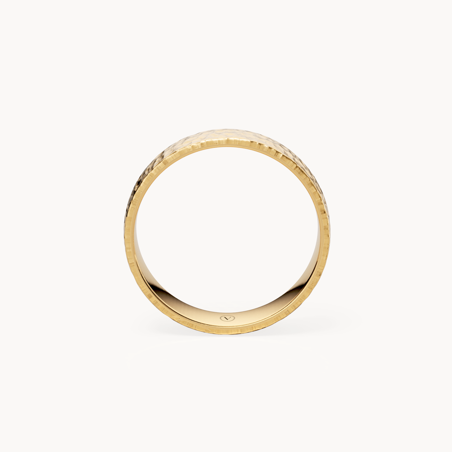 Hammered Wedding Band 4.5mm