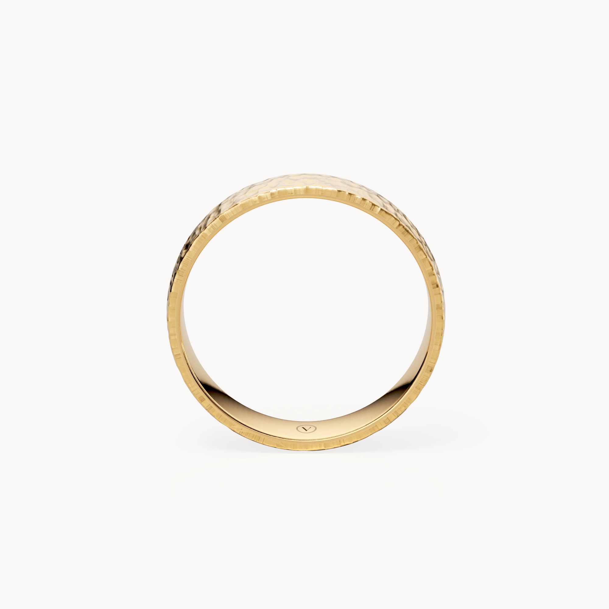 Hammered Wedding Band 4.5mm