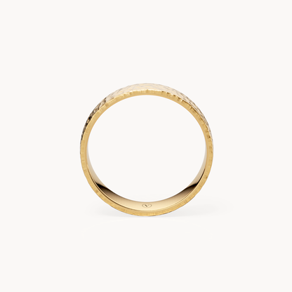 Hammered Wedding Band 4.5mm