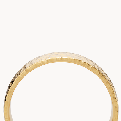 Hammered Wedding Band 4.5mm
