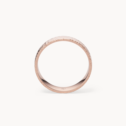 Hammered Wedding Band 4.5mm