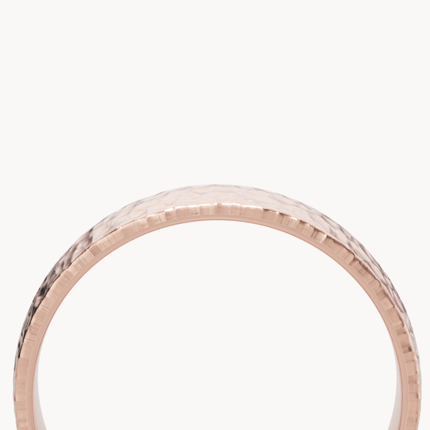 Hammered Wedding Band 4.5mm
