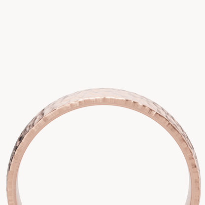 Hammered Wedding Band 4.5mm