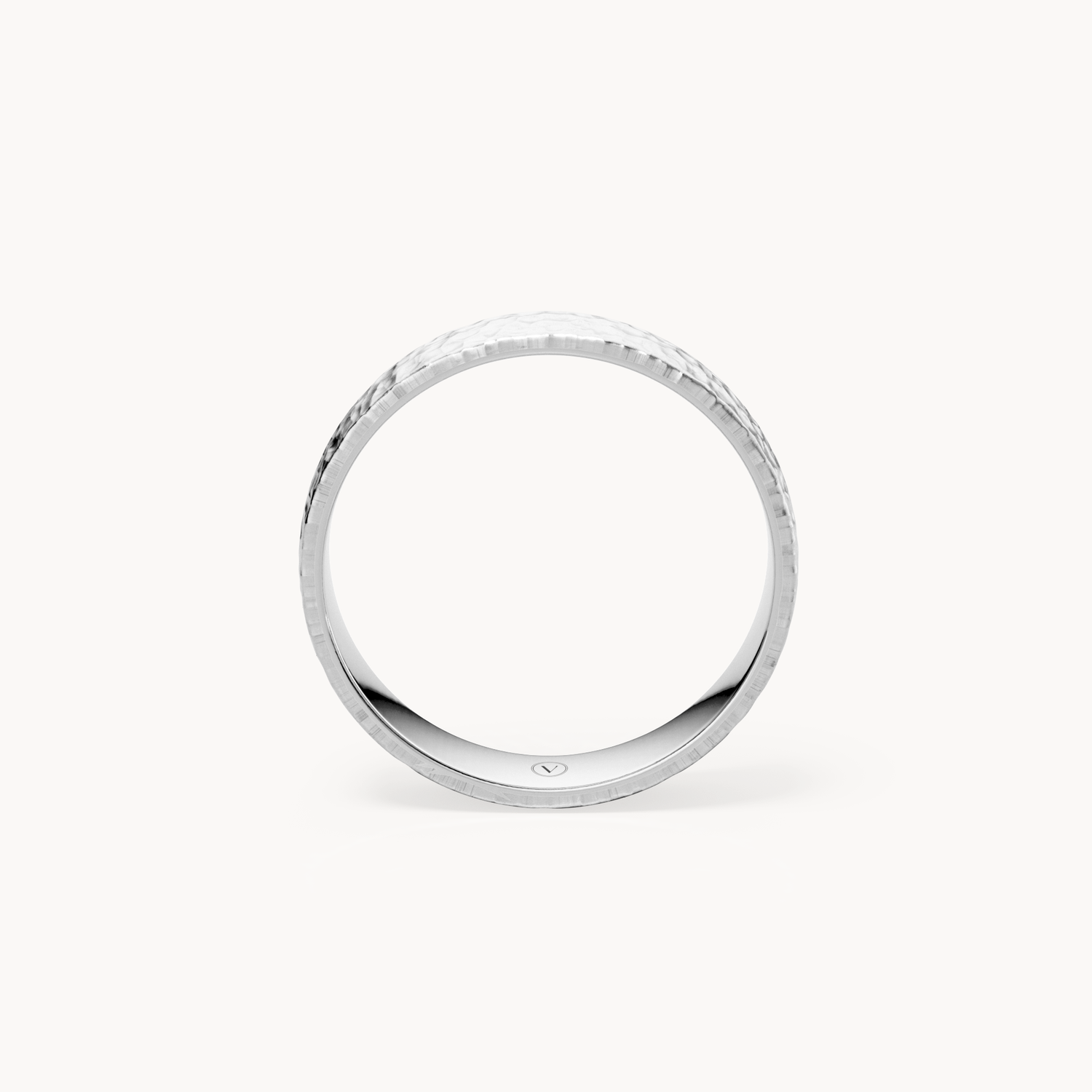 Hammered Wedding Band 4.5mm
