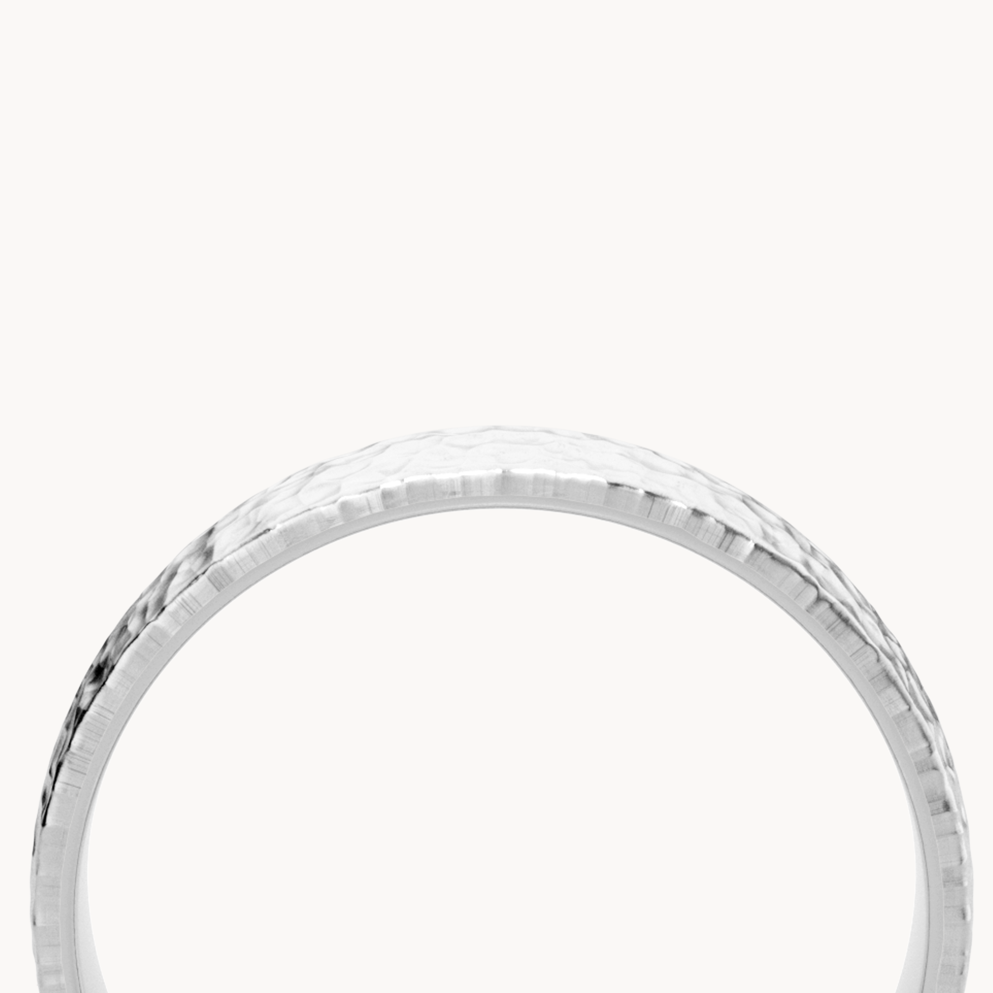Hammered Wedding Band 4.5mm