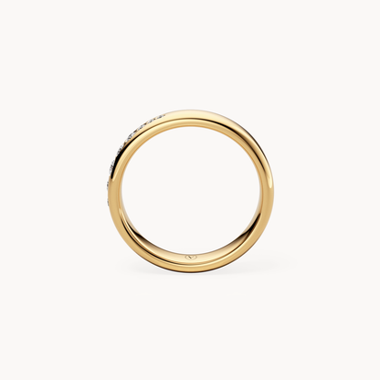Graduated Brilliant Wedding Band