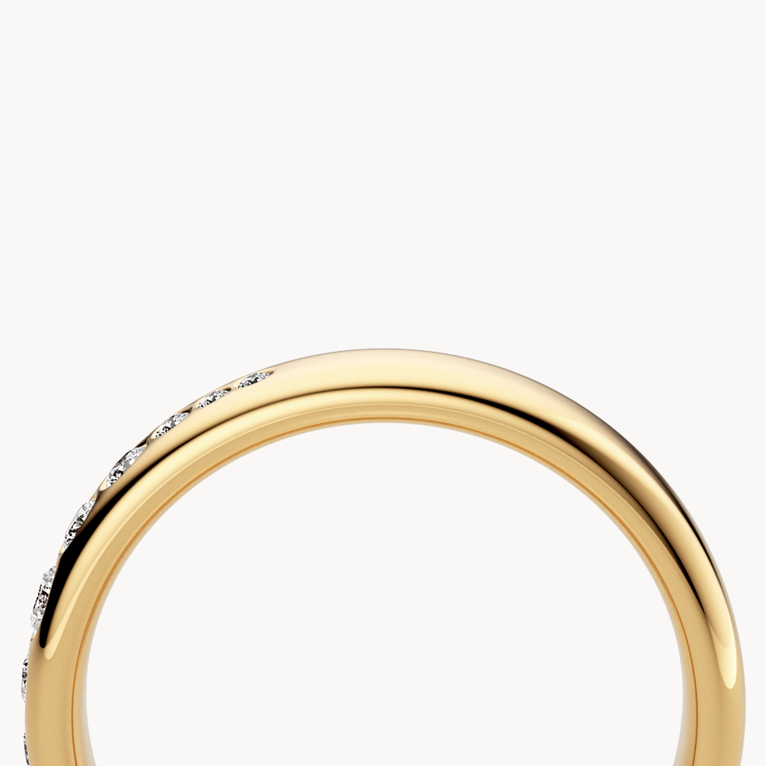 Graduated Brilliant Wedding Band