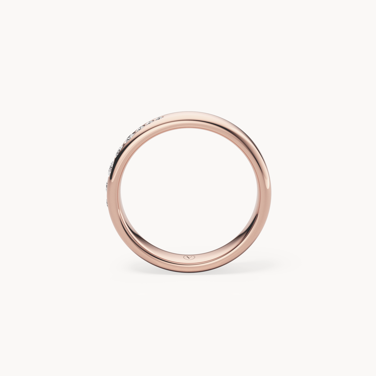 Graduated Brilliant Wedding Band