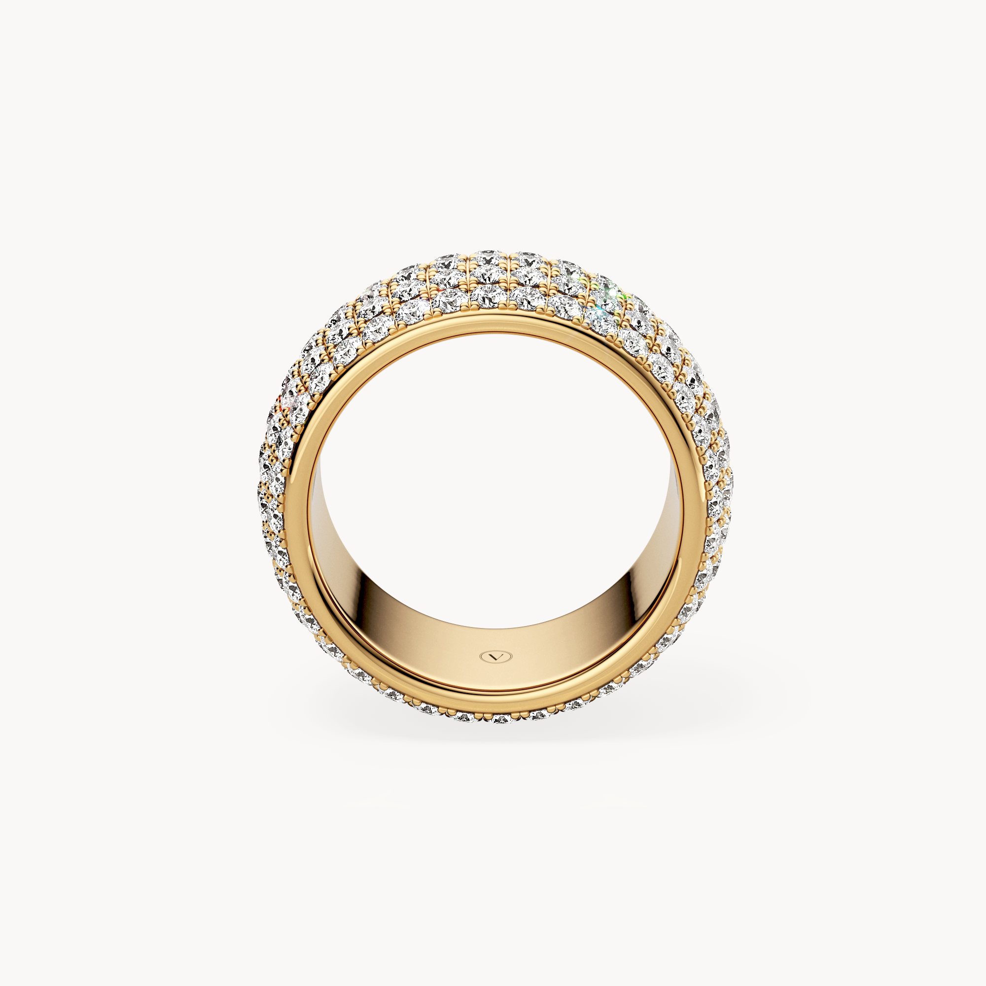 Full Pavé Wedding Band