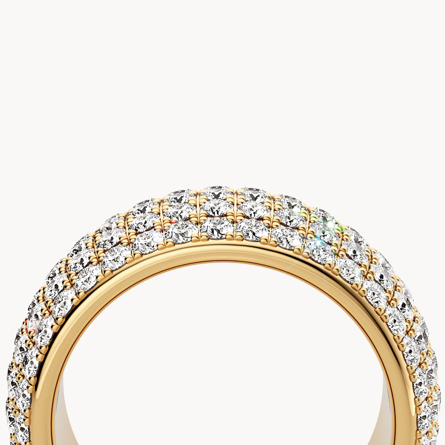 Full Pavé Wedding Band
