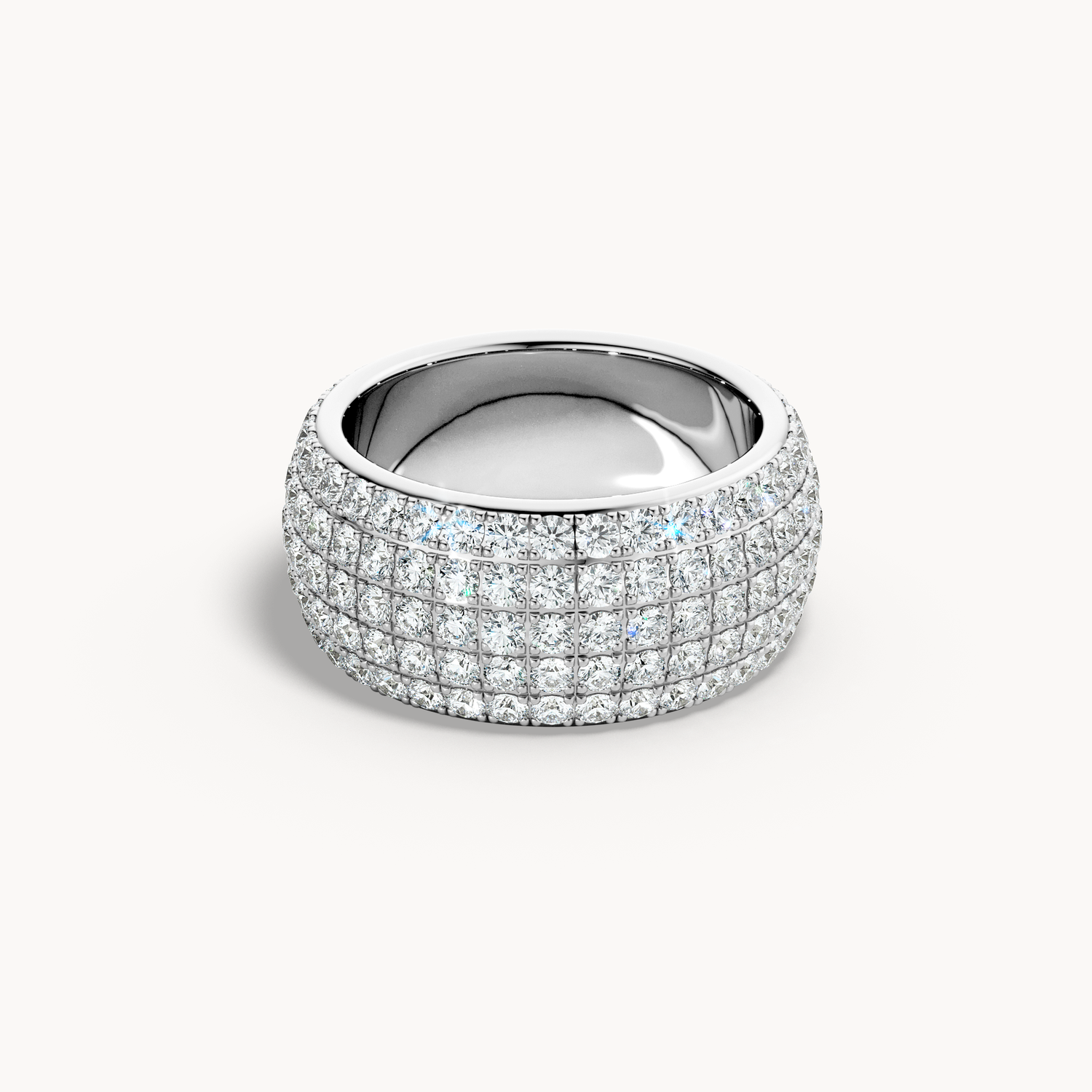 Full Pavé Wedding Band