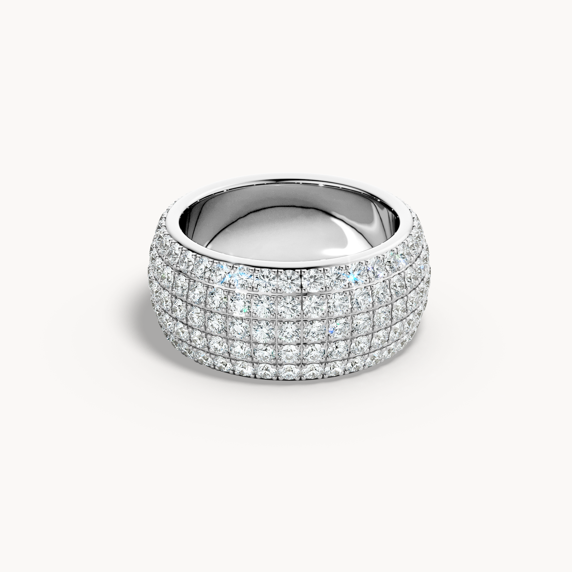 Full Pavé Wedding Band