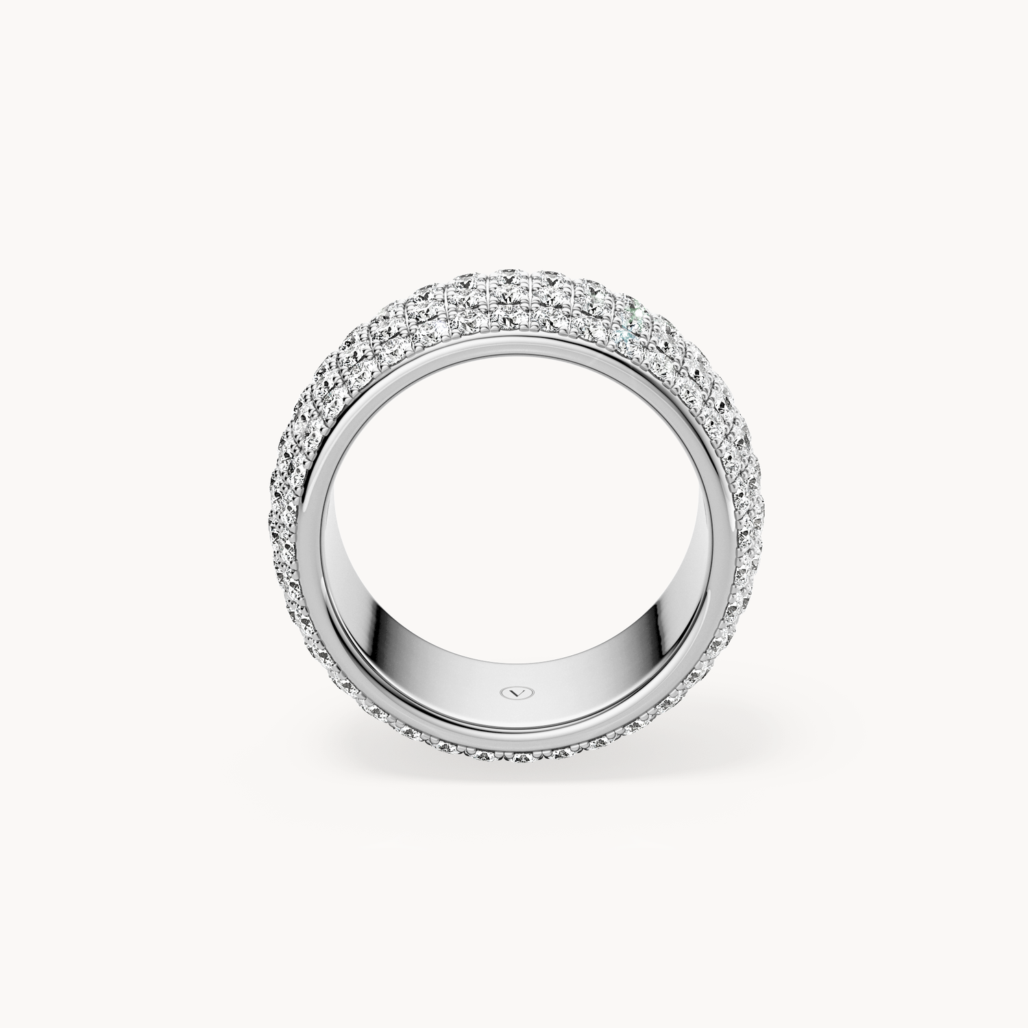 Full Pavé Wedding Band