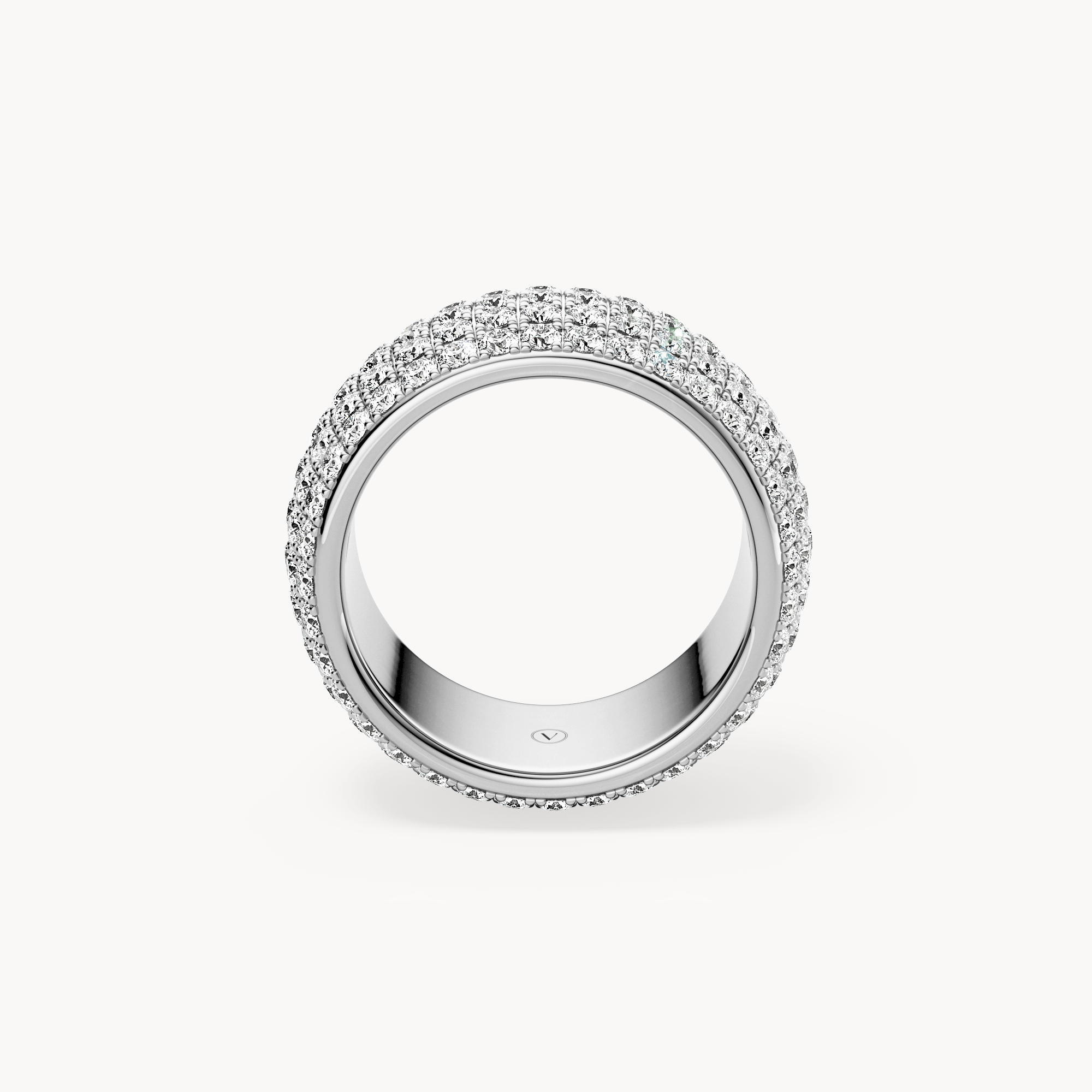 Full Pavé Wedding Band