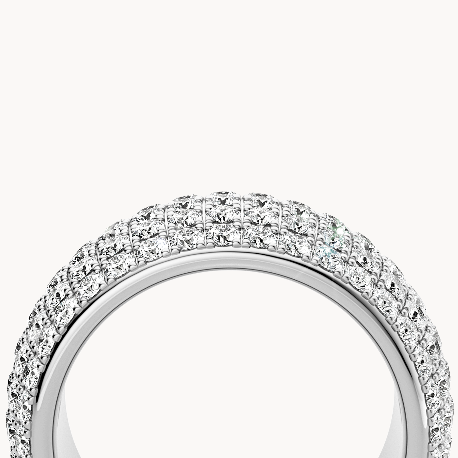 Full Pavé Wedding Band