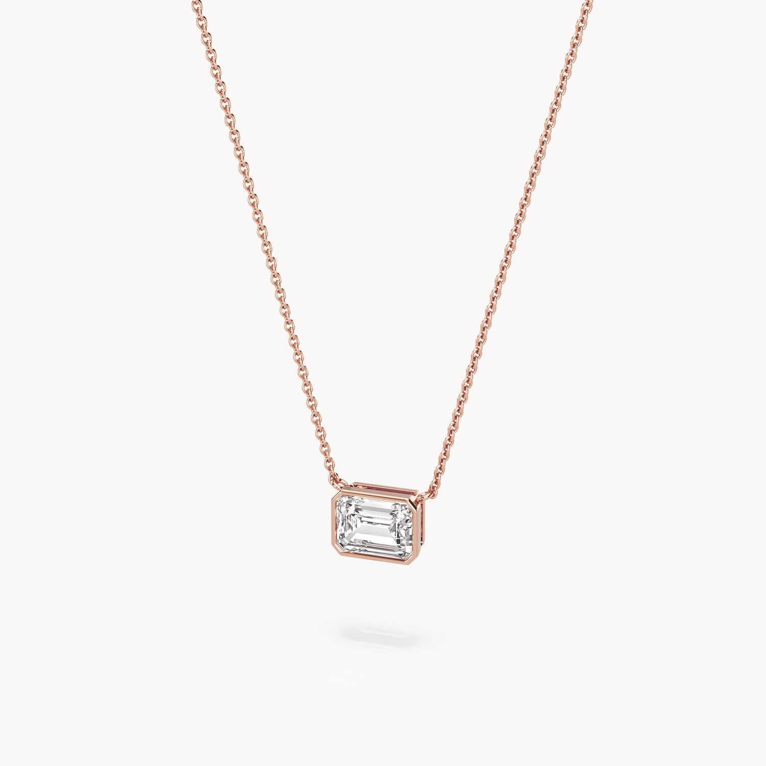 Bezel Halskette Emerald