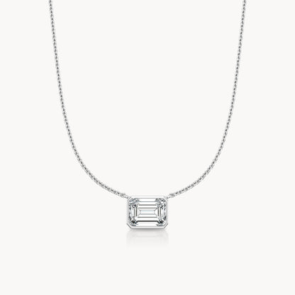 Bezel Halskette Emerald