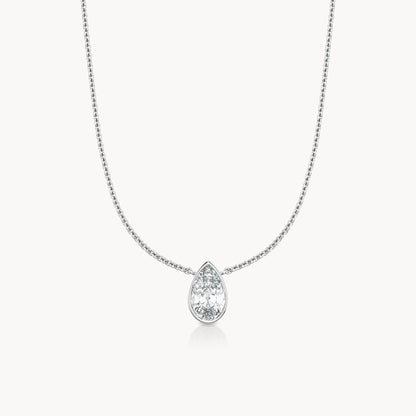 Bezel Halskette Tropfen