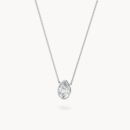 Bezel Halskette Tropfen