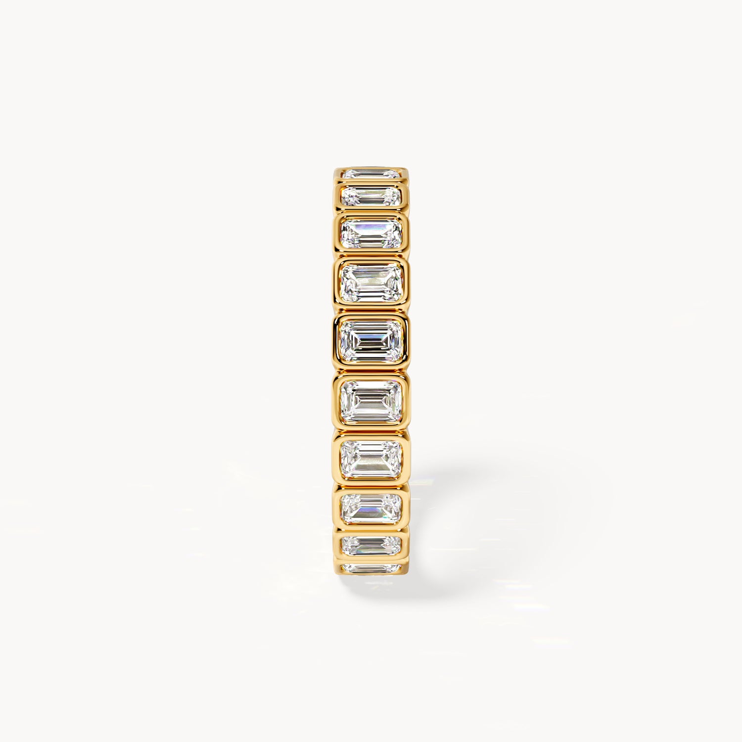 Bezel Memory Ring Emerald